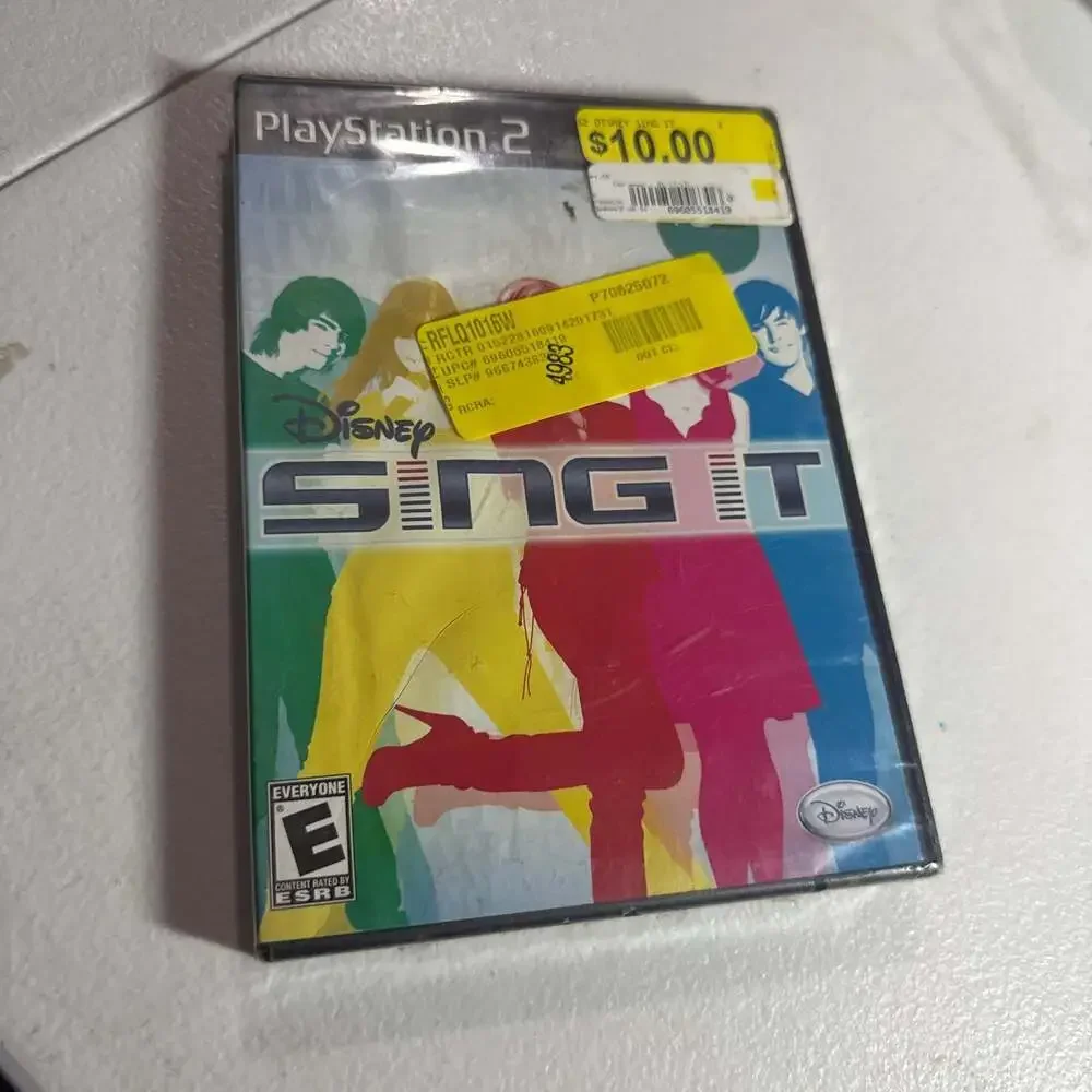Disney Sing It - PlayStation 2 PS2 Game, Factory Sealed New
